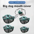 thumbnail image 3 of Short Snout Dog Muzzles Adjustable Soft Breathable Mesh Mouth Cover, 3 of 5