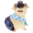 thumbnail image 3 of Nuevo Navidad Adorno Resina Westcowboy, Banco Dinero Piggy, 3 of 9