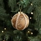 thumbnail image 3 of Bolas De Espuma Bola de espuma color café con polvo dorado glutinoso, adorno colgante de tela de alta gama para árbol de Navidad, 8 cm, 1 unidad Rkxzt, 3 of 7
