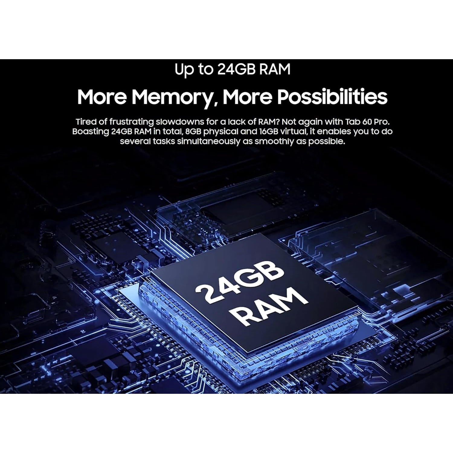 Blackview Tab 60 PRO Android 15 Tablet, 8GB 128GB, 10.1'' HD Display, 7700mAh Battery, Gray/Blue