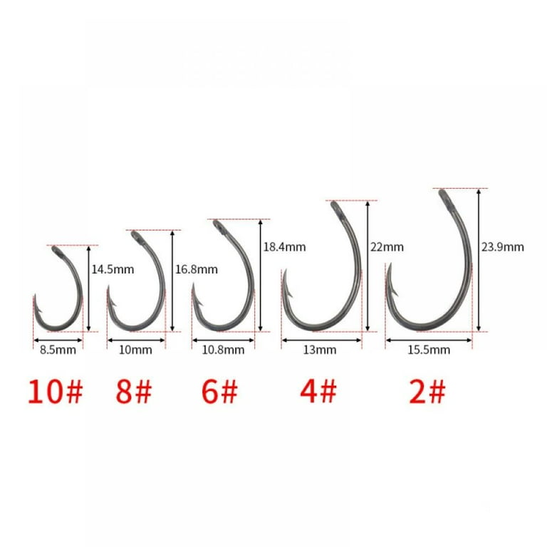 Saltwater Fishing Hooks Stainless Steel Fishing Hook Sea Offset Hook Carp  Fishing Soft Bait Hook Set Steel Wide Belly Crank Single Barbed Hooks Boxed  Fishing Hook 50 Pcs/lot 