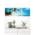 thumbnail image 3 of WallPops! Blue Pam Beach 3D Foam Wall Decals Art, 3 of 3