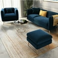 thumbnail image 3 of Nordic Light Luxury Living Room Sofas Flannel Cloth Simple Modern Lazy Living Room Sofas Leisure Apartment Divano Home Furniture My Lux Decor Round, 3 of 12
