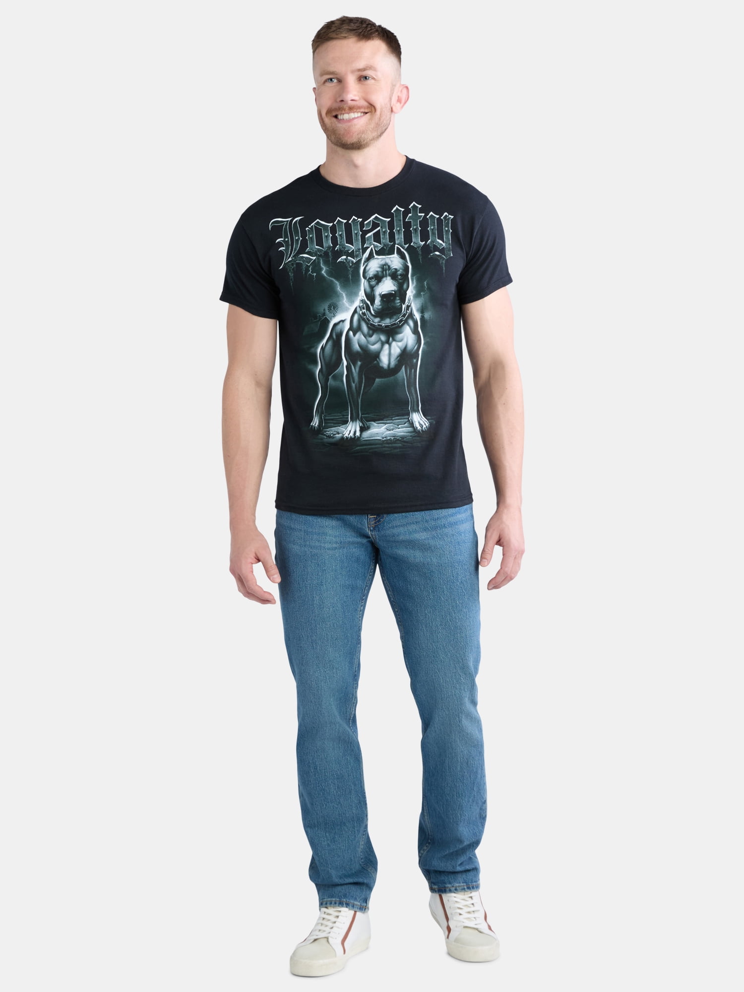Men's and Big Men's Loyalty Tough Dog Coton Graphic Tee, Size S-3XL