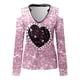 thumbnail image 3 of Camisas Para Mujer Moda Cuello en V Manga Larga Hombro Frío Camiseta Otoño Impresión Blusa de Encaje Tops Odeerbi ODB124326, 3 of 4