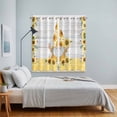 thumbnail image 5 of Curtains 84 Inches Long 2 Panels, Sunflower Grommets Window Treatment Curtain, Gnomes Farmhouse Summer Botanical Wooden Thermal Curtains Drapes for Living Room/Bathroom, 5 of 9