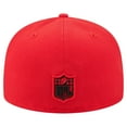 thumbnail image 4 of Men's New Era Red Kansas City Chiefs  Oversized 59FIFTY Fitted Hat, 4 of 5