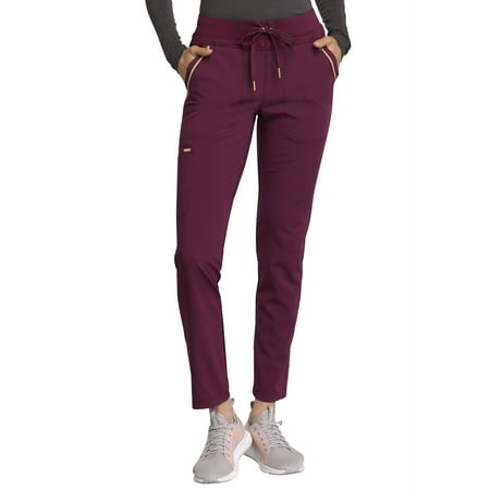 

Cherokee Statement Women s Scrubs Pant Mid Rise Straight Leg Drawstring CK055