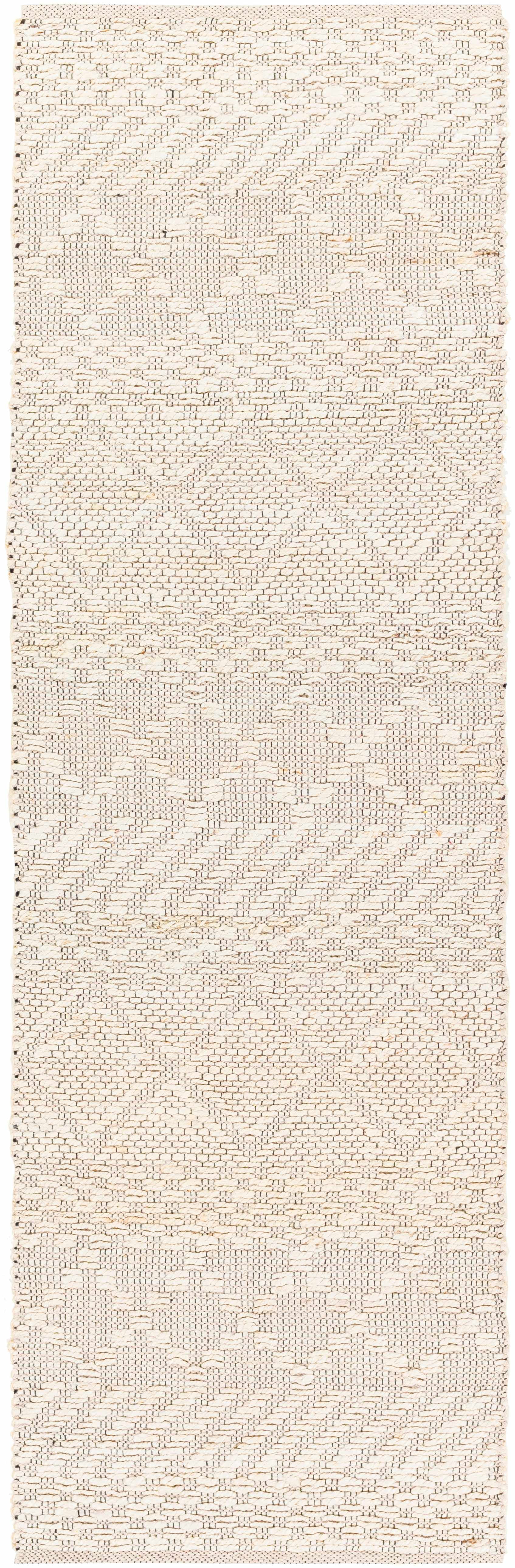 Hauteloom Sungurlu Jute Living Room, Bedroom Area Rug - Bohemian, Transitional - Cream, Black, Peach - 8'10" x 12'