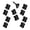 Black, variant on USB 2.0 Port Security Locks 10 Pack With Removal Key For Privacy Protections On Electronic Devices