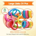 thumbnail image 5 of RoamReady Baby Links Rings, Baby Toys Links, Hanging Stroller Ring Toy,Connecting Baby Rings Toy Links for Car Seat,Baby Stroller 24 Pcs, Ages 0 Months Plus,Travel Accessory Set (8 Colors and 3 Sets), 5 of 7