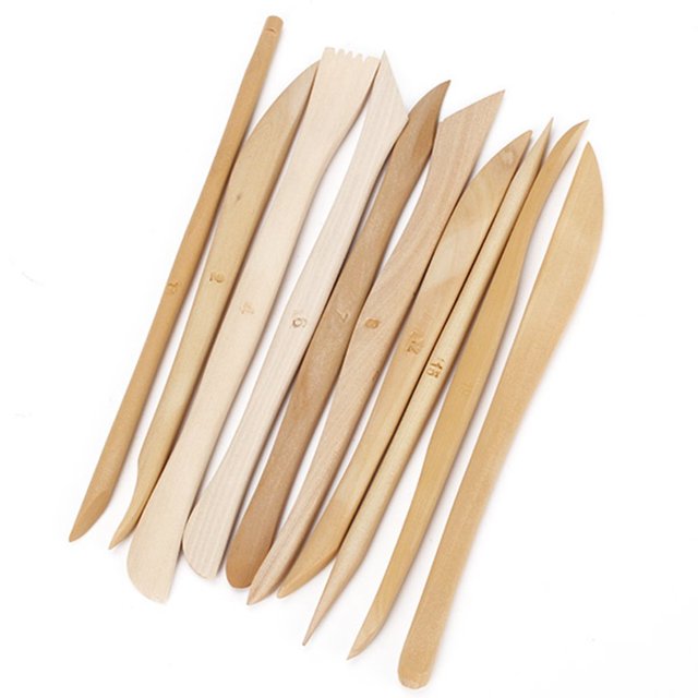 Set de 10 herramientas de modelado de madera COMIART de doble punta