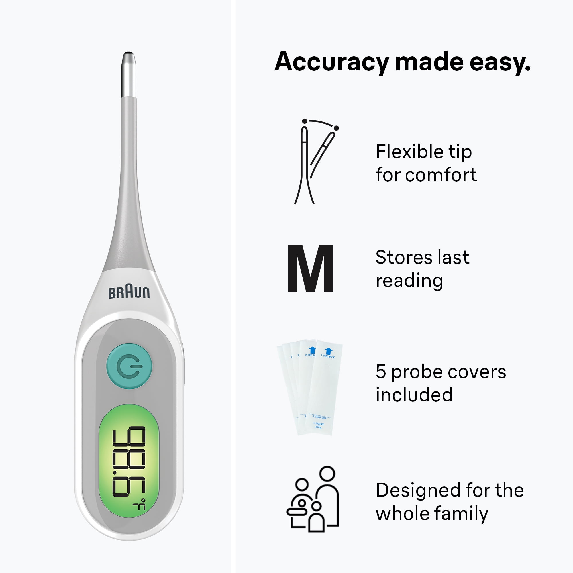 Braun Baby 8-second 3-in-1 Digital Thermometer