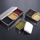 thumbnail image 2 of Caja de acero inoxidable 304 para condimentos, rectangular, comercial, con tapa, para muestras, para refrigerios y helados, 2 of 5