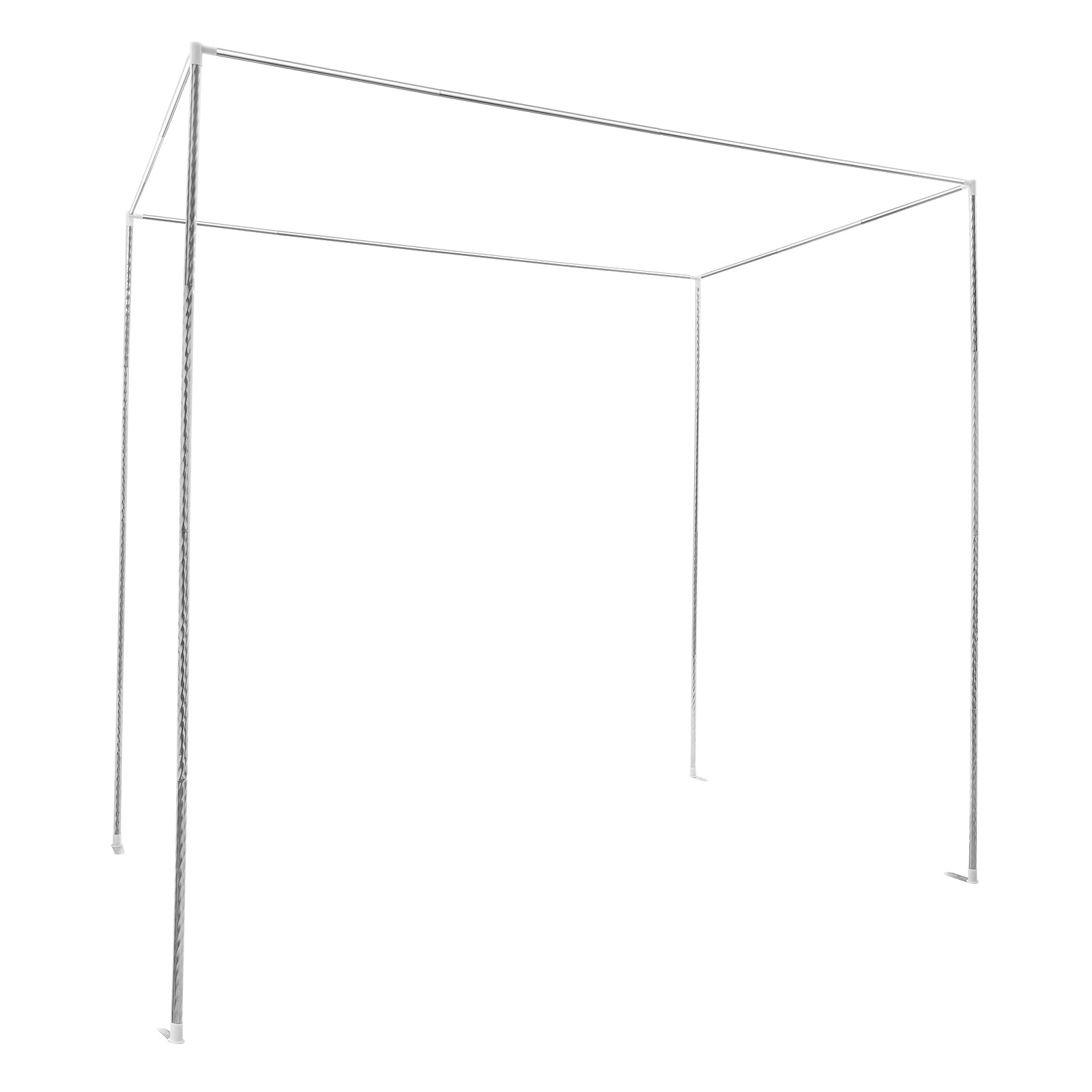 YIYIBYUS 1.5×2×2m Stainless Steel Mosquito Net Support Bracket Bed Canopy Frame Stand Curtain Bracket for Homes, Dormitories, Hospitals