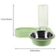 thumbnail image 3 of Cuenco para perros para jaula, juego de dispensador de comida y agua para gatos, cuenco grande, comedero automático, 3 of 5