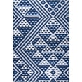 thumbnail image 5 of nuLOOM Chiara SpinClean Machine Washable Modern Geometric Area Rug, 8' x 10', Chiara Navy, 5 of 8