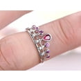 thumbnail image 4 of HeartsAndYou 2ct Natural Pink Ruby Crown Design Wedding Engagement Ring 14k SOLID White Gold, 4 of 9