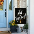 thumbnail image 4 of Vive La Resistance Subtle Liberal Protest Garden Flags,12x18 in Double Sided Yard Flag Tapestry Decoration Home Holiday Farmhouse Outside, 4 of 7