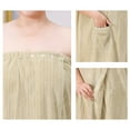 thumbnail image 4 of EIGTHTAIL Bath Towel Wrap Women Plus Size - Adjustable Soft Microfiber Shower After Body Wraps with Hair Drying Towel Absorbent & Quick Drying for Gym Shower  Beach  Spa  Sauna, 4 of 5