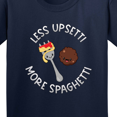 thumbnail image 4 of Inktastic Less Upsetti More Spaghetti Youth T-Shirt, 4 of 5