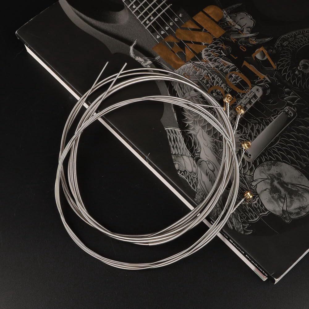 R. Cocco RC6CN Electric Bass Guitar Strings - Hand-Wound Nickel Roundwound - Italian Craftsmanship 28-125, 6-Strings