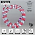 thumbnail image 2 of 18 ft. Cool White/Red LED Rope Light kit, 216 Lights, Connectable Ready-to-Install Christmas Decorative Party Lighting, Mounting Clips Included, 2 of 6