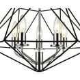 thumbnail image 3 of 3 Light Chandelier In Geometric Architectural Style 14.25 Inches Wide By 17.75 Inches High     -Traditional Installation Z-Lite 918-14Mb-Ch, 3 of 7