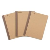 100% Recycled Kraft Composition Book (3 Pack) - Plain - 7.5in x 9.75in (07099)