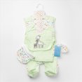 thumbnail image 2 of Gibobby 8Pcs Infant Newborn 0-3 Months Boy Girl Fall Winter Clothes Sets Jumpsuit+Romper+Tops+Hat+Pants+Bib+Sock Shoses Outfits Set Casual Daily Wear Infant Gift Layette Outfit Set,Green, 2 of 6