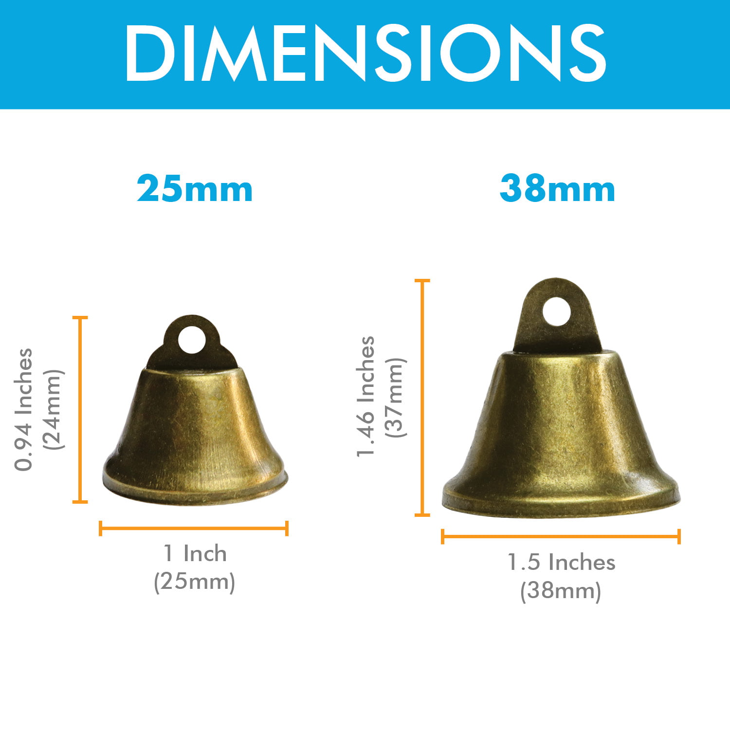  HOMSFOU 4pcs Brass Bell Vintage Bronze Jingle Bells Small Bells  for Crafting Brass Retro Bell Hand Jingle Bells Birthday Decoration for  Girl Brass Crafts Bell Little Bell Christmas : Home 