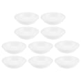 thumbnail image 1 of 10 piezas de salsa de plástico blanco platos alimentos tazones de alimentos placas de aperitivo de platillo sazonantes resistentes HOMEMAXS HaoMX4648250, 1 of 6