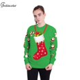 thumbnail image 2 of Ugly Christmas Sweatshirts for Men Essentials Pullovers Socks Graphic Sweatshirts Couple Vintage Streetwear Female Clothing, 2 of 4