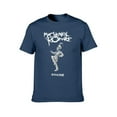 thumbnail image 4 of Gothic Rock Band Inspired T-Shirt - Vintage Emo Music Graphic Tee with Skeleton Print Navy-style 3XL, 4 of 7
