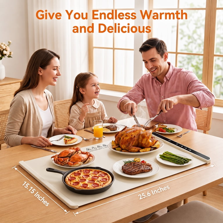 M Buder Electric Warming Tray, 3-Heat Settings photo 7