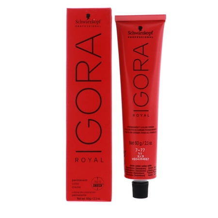 Schwarzkopf Igora Royal 7-77 Medium Blonde Copper Extra 2.02 oz