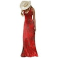 thumbnail image 3 of WILLBEST Robe Deux Pièces pour Femmes Mode Féminine Aguichant Rayée Imprimée Dos Nu Plage Voyage Style Longue Jupe, 3 of 8