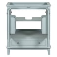 thumbnail image 2 of EUROCO 30" Bathroom Vanity Base Only,Bathroom Vanity Without Top Sink, Modern Freestanding Bathroom Storage Cabinet with Doors and Drawer,Solid Wood Frame,Green, 2 of 8