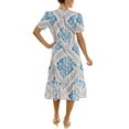 thumbnail image 4 of Split Neck Tiered Maxi Dress, 4 of 6
