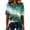 Dark Green, variant on JULMCOMO Polo Shirts for Women Marble Print Button Collared Loose Fit Trendy Golf Shirts Short Sleeve Office Graphic Tees Sky Blue 3XL
