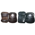 thumbnail image 2 of 3 Strap Polo & Riding Knee Guards, Durable Leather with Padded Design for Comfort and Protection, Adjustable Fit for Riders, 2 of 4