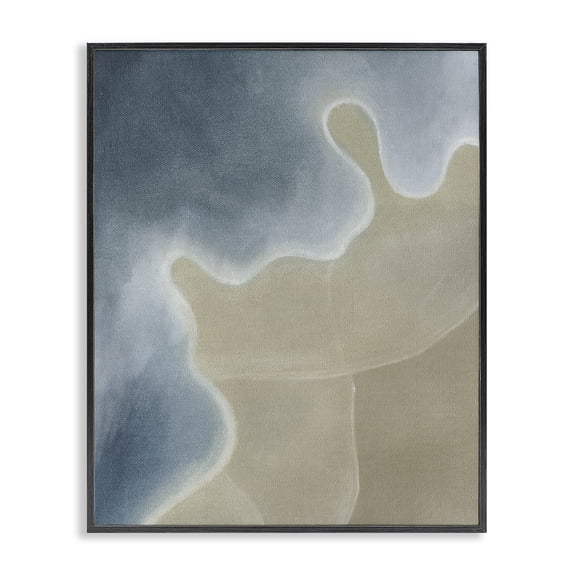 Stupell Industries Turning The Tides Abstract Black Framed Giclee Art, design by Grace Popp