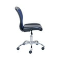 Mainstays MidBack, Vinyl Mesh Task Office Chair, Black and Blue