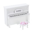 thumbnail image 1 of 1set Miniature Piano Small Piano Stool Toy Micro Landscape Decoration Ornament, 1 of 8