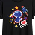 thumbnail image 3 of Peanuts - Space Snoopy Flair - Women's Oversized T-Shirt, 3 of 6