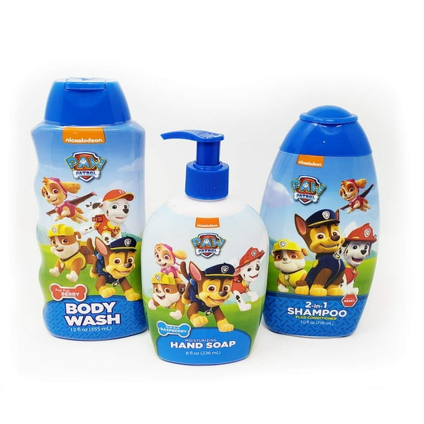 paw patrol bath time play shave set