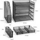 thumbnail image 4 of Organizador de Escritorio con Compartimentos Verticales, Cajones Deslizantes y Porta Lápices, para Organizar Documentos, Papeles y Suministros de Oficina, 4 of 4