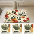 thumbnail image 6 of Diatomaceous Earth Stone Dish Drying Mat for Kitchen Counter，Seasonal Ultra Absorbent Home Dish Drainer Mats-Flower Tile,18inch x 16inch, 6 of 6
