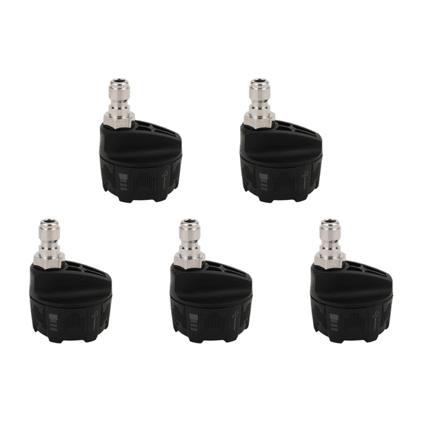Boquilla 6 en 1 Lavadora de alta presión ajustable para /4 pulgadas 3000psi Negro