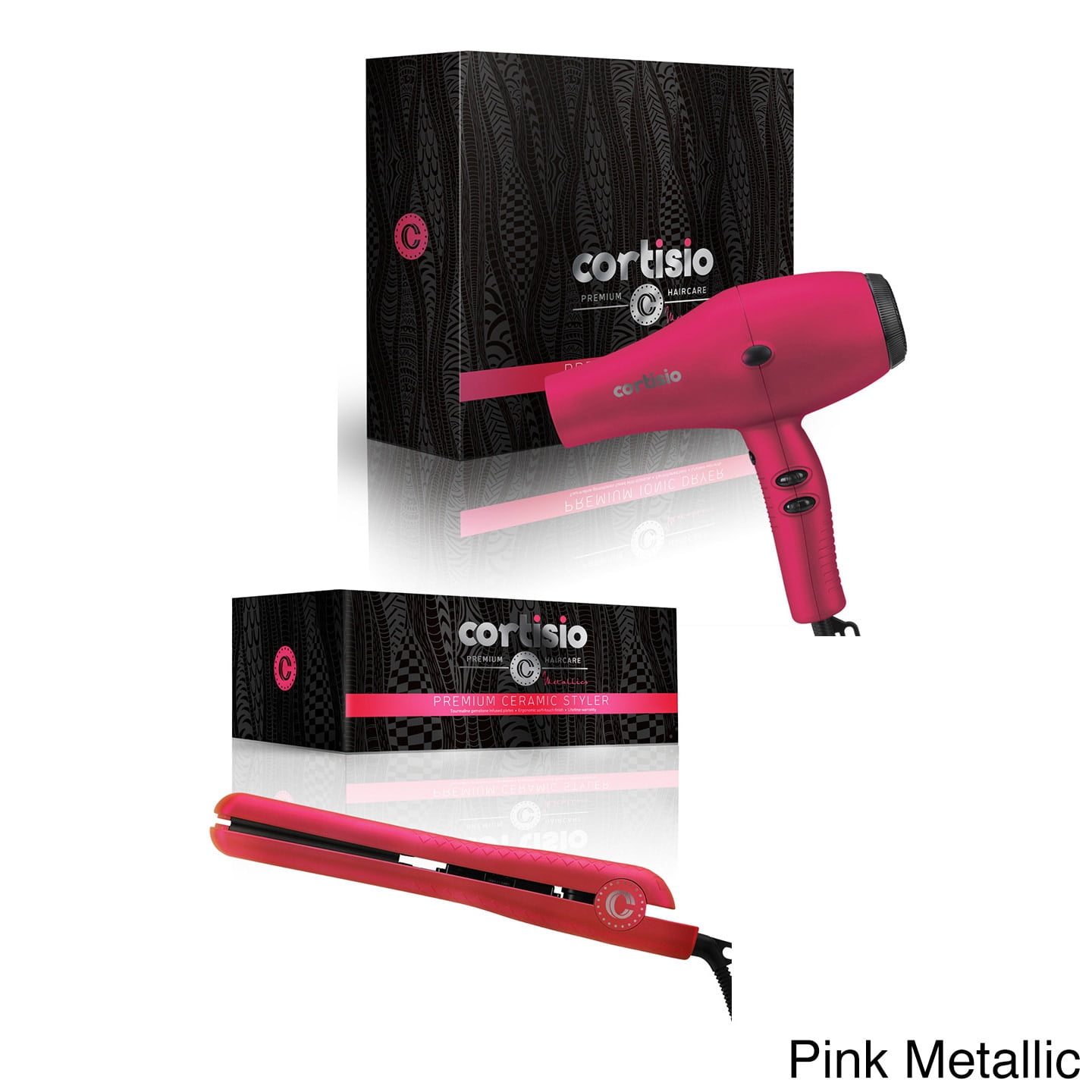 Fahrenheit Heat Wave 1 Inch Titanium Plated Professional Ultra Thin Straightening Iron Slim Collection Ultra Light Flat Iron Pearlescent Colors Blush Pink Walmart